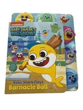 Baby Shark's Big Show: Baby Shark Plays Barnacle Ball Board Book with Cloth Tabs